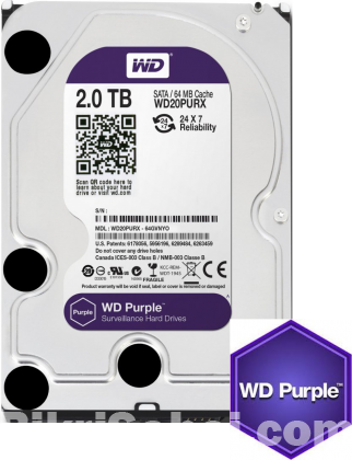 Western Digital 2TB Purple Surveillance HDD